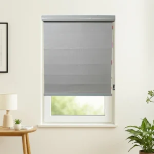 Light Grey Plain Roller Blinds
