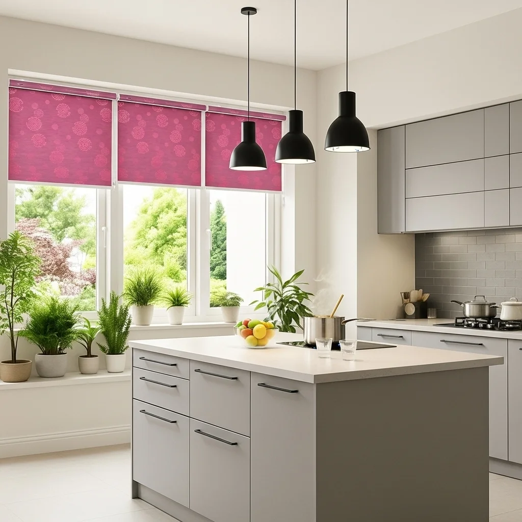 Printed Mehroom Roller Blinds