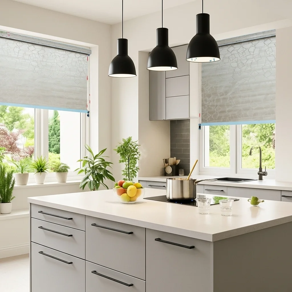 Printed Square Roller Blinds