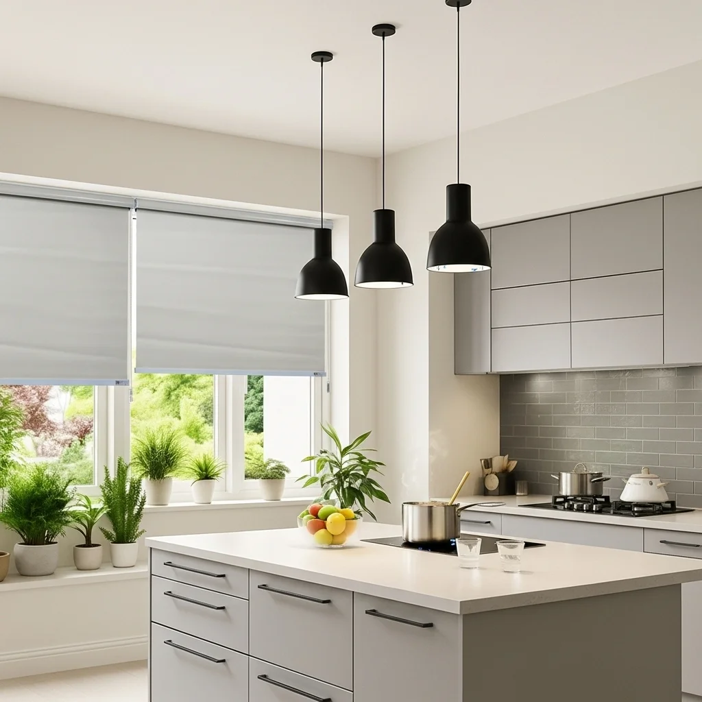 Roller Blinds Cream Color